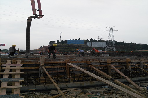 資陽(yáng)南站橋梁主體工程順利完工