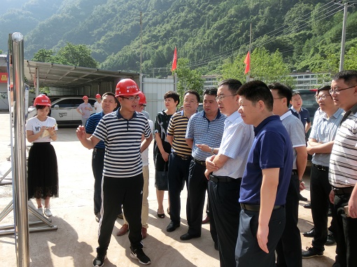 達州市副市長楊革勇一行赴公司市政分公司承建達陜高速公路互通式立交橋工程項目現(xiàn)場調(diào)研指導(dǎo)工作